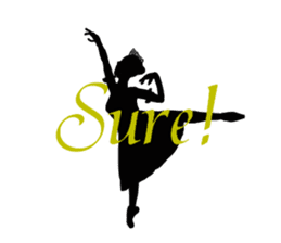 Ballet Silhouette sticker #11726887