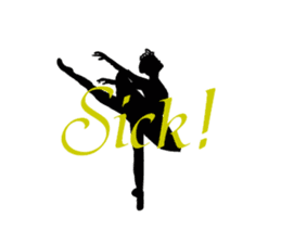 Ballet Silhouette sticker #11726888