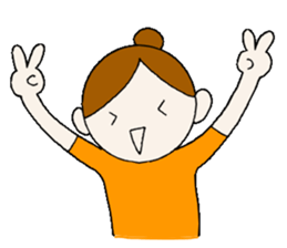 massage man and woman sticker #11727176