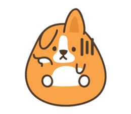 Belly Corgi sticker #11727591