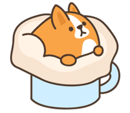 Belly Corgi sticker #11727598