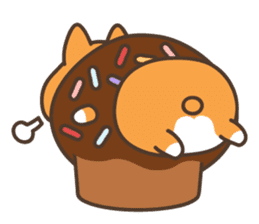 Belly Corgi sticker #11727599