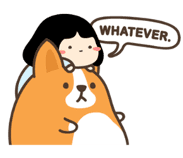 Belly Corgi sticker #11727603