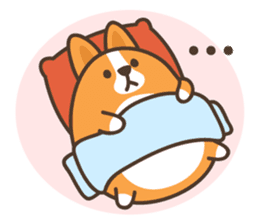 Belly Corgi sticker #11727604