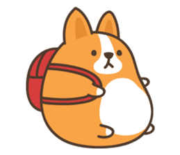 Belly Corgi sticker #11727607