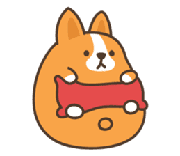 Belly Corgi sticker #11727608