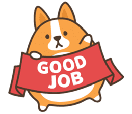 Belly Corgi sticker #11727610