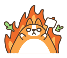 Belly Corgi sticker #11727611