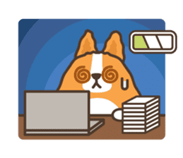 Belly Corgi sticker #11727620