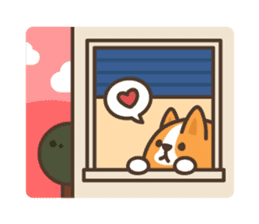 Belly Corgi sticker #11727621