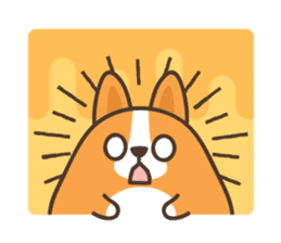 Belly Corgi sticker #11727622
