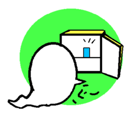 Daily grotesque ghost sticker #11728108