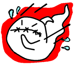 Daily grotesque ghost sticker #11728112