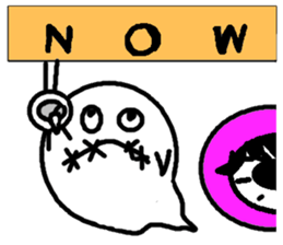 Daily grotesque ghost sticker #11728114