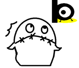 Daily grotesque ghost sticker #11728119