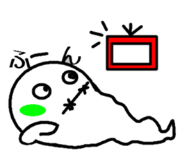 Daily grotesque ghost sticker #11728120