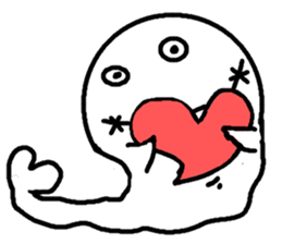 Daily grotesque ghost sticker #11728122