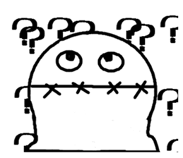 Daily grotesque ghost sticker #11728129