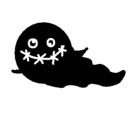 Daily grotesque ghost sticker #11728137
