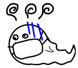 Daily grotesque ghost sticker #11728139