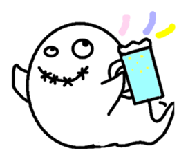 Daily grotesque ghost sticker #11728141