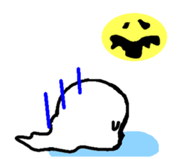 Daily grotesque ghost sticker #11728143
