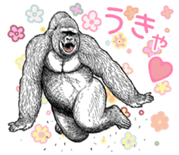 Gorilla gorilla gorilla 0 sticker #11728584