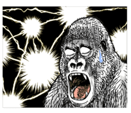 Gorilla gorilla gorilla 0 sticker #11728590