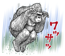 Gorilla gorilla gorilla 0 sticker #11728596