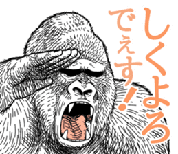 Gorilla gorilla gorilla 0 sticker #11728598