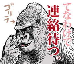 Gorilla gorilla gorilla 0 sticker #11728619