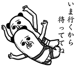 panda ossan 4 sticker #11728908