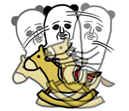 panda ossan 4 sticker #11728923