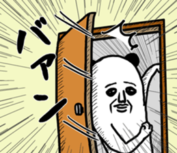 panda ossan 4 sticker #11728927