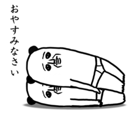 panda ossan 4 sticker #11728940