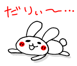 Easy to use! Hand-painted rabbit sticker #11729257