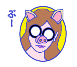 The Paripi Girl 2 sticker #11729926