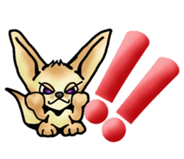 Shy Mr. Fennec sticker #11730465
