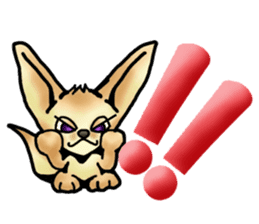 Shy Mr. Fennec sticker #11730465