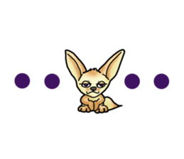 Shy Mr. Fennec sticker #11730467