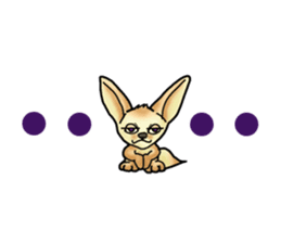 Shy Mr. Fennec sticker #11730467