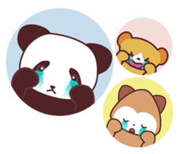 Good friend animal trio "Panmonkin" sticker #11730739
