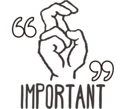 Hand gesture STYLE sticker #11730915