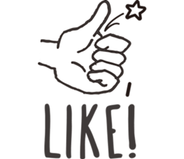 Hand gesture STYLE sticker #11730916