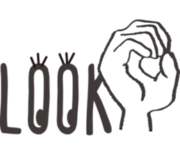 Hand gesture STYLE sticker #11730932