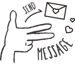 Hand gesture STYLE sticker #11730935