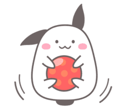 Chubby rabbit sticker #11731584