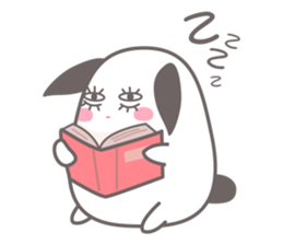 Chubby rabbit sticker #11731585