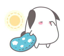 Chubby rabbit sticker #11731586