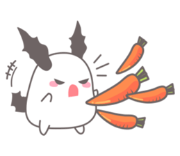 Chubby rabbit sticker #11731588